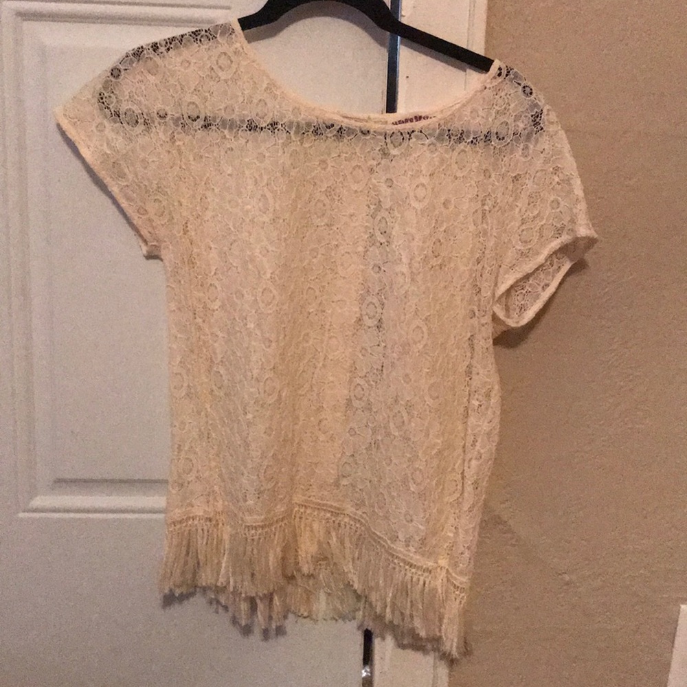 Lace altar’d state shirt